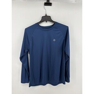 Naviskin Men’s Long Sleeve Sun Protection Blue Shirt Size XL